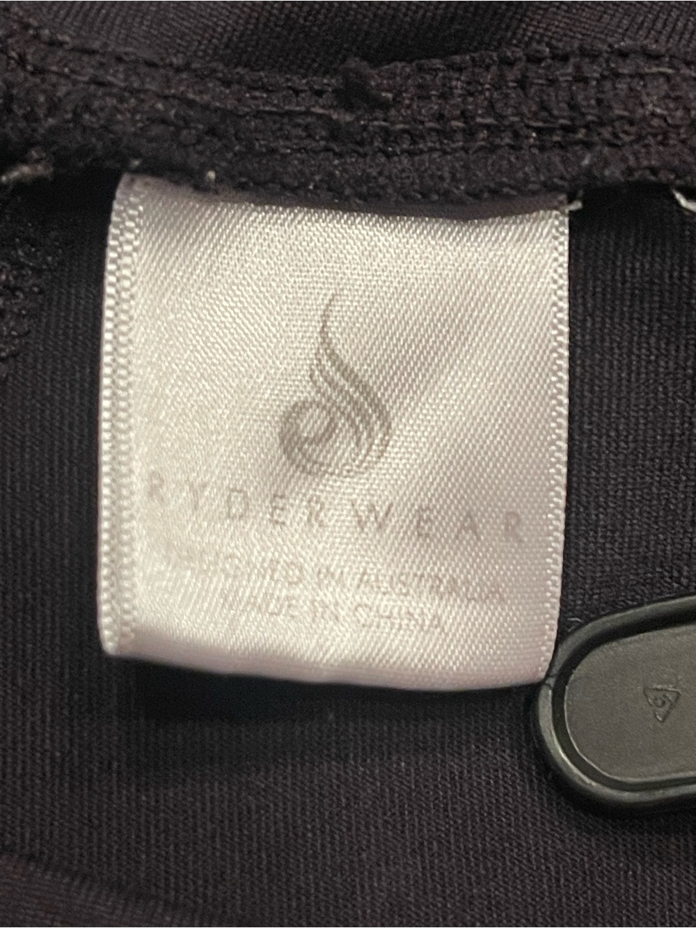 Ryderwear High-Waist Black Women's Active Shorts - Picture 5 of 6